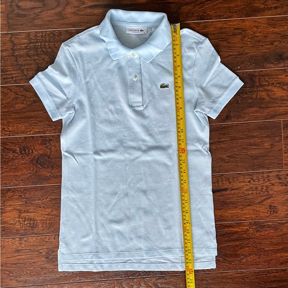 Lacoste Polo Classic Fit - Light Blue, Size 32 (XS) - Picture 7 of 7